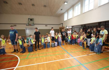 PRVI ŠOLSKI DAN SPREJEM PRVOOLČKOV GRAHOVO 17 FOTO LJUBO VUKELIČ